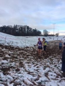 How about muddy and cold?